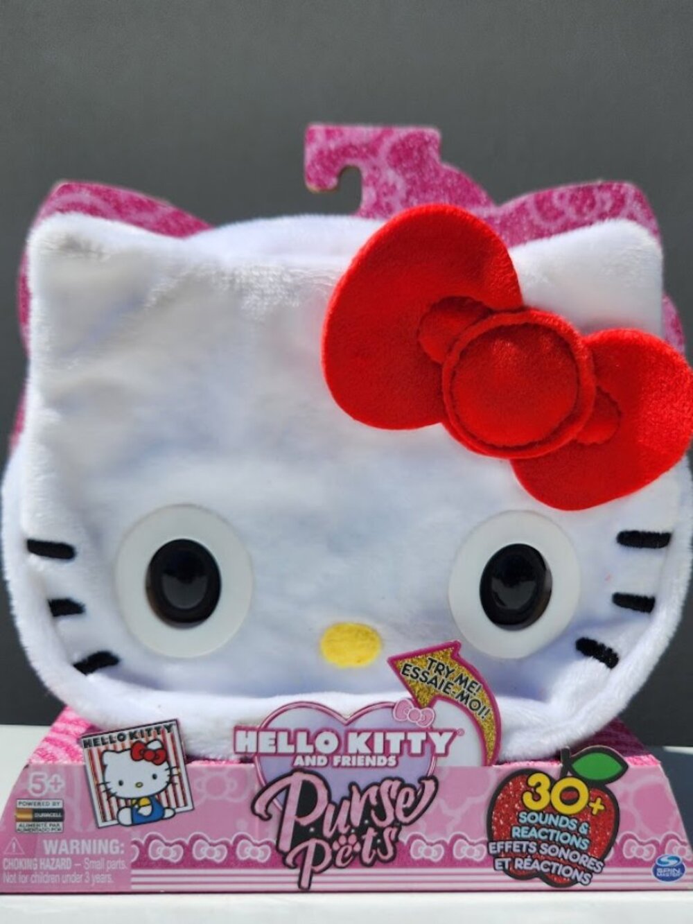 NEW Hello Kitty Sanrio Purse Pets w/ 30 Sounds Blinking Eyes Crossbody Bag Inter